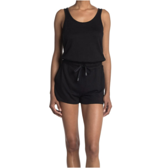 Rag & Bone The Knit Romper Sleeveless Drawstring Elastic Waist Women's Medium M